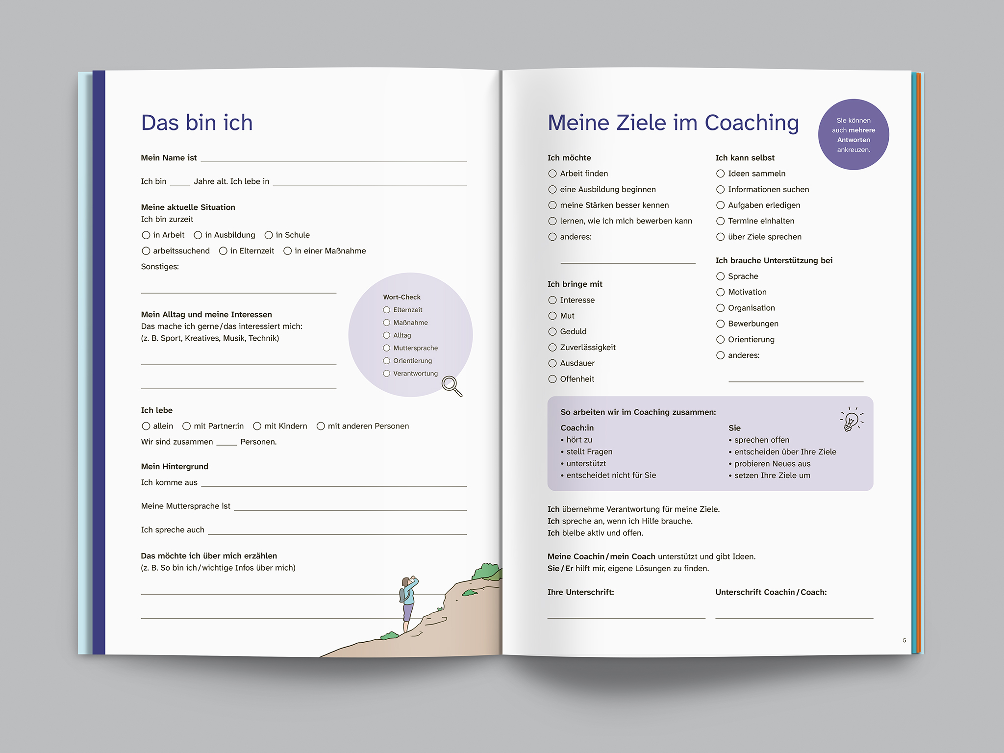 CoachingHeft kompakt — Methoden zur beruflichen (Neu-)Orientierung in vereinfachter Sprache